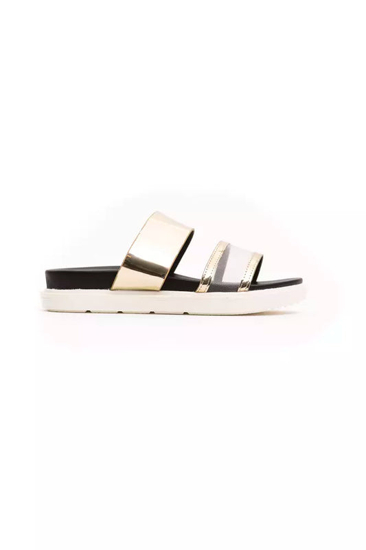 - Gold Polyethylene Women Sandal