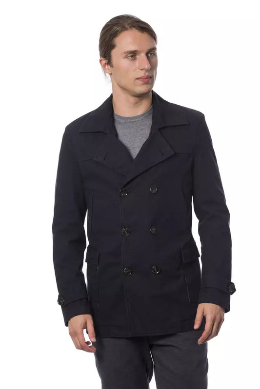 - Elegant Double Breasted Blue Blazer