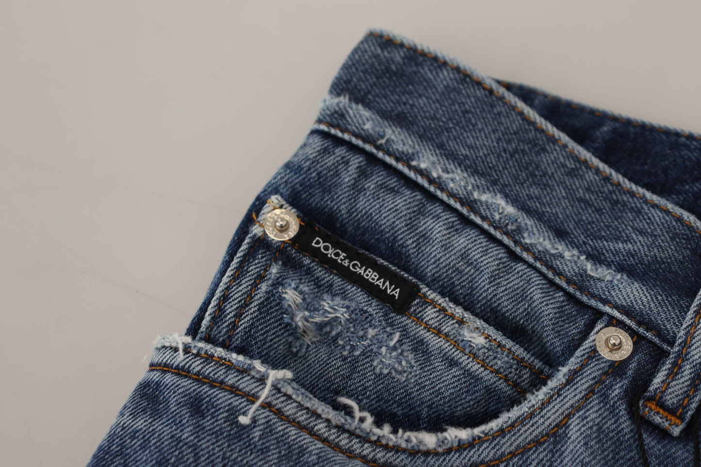 - Chic Tattered Denim Pants for the Modern Man
