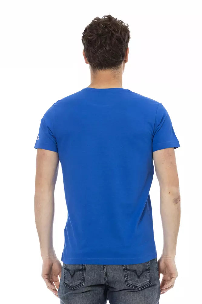 Trussardi Action Blue Cotton Men’s T-Shirt