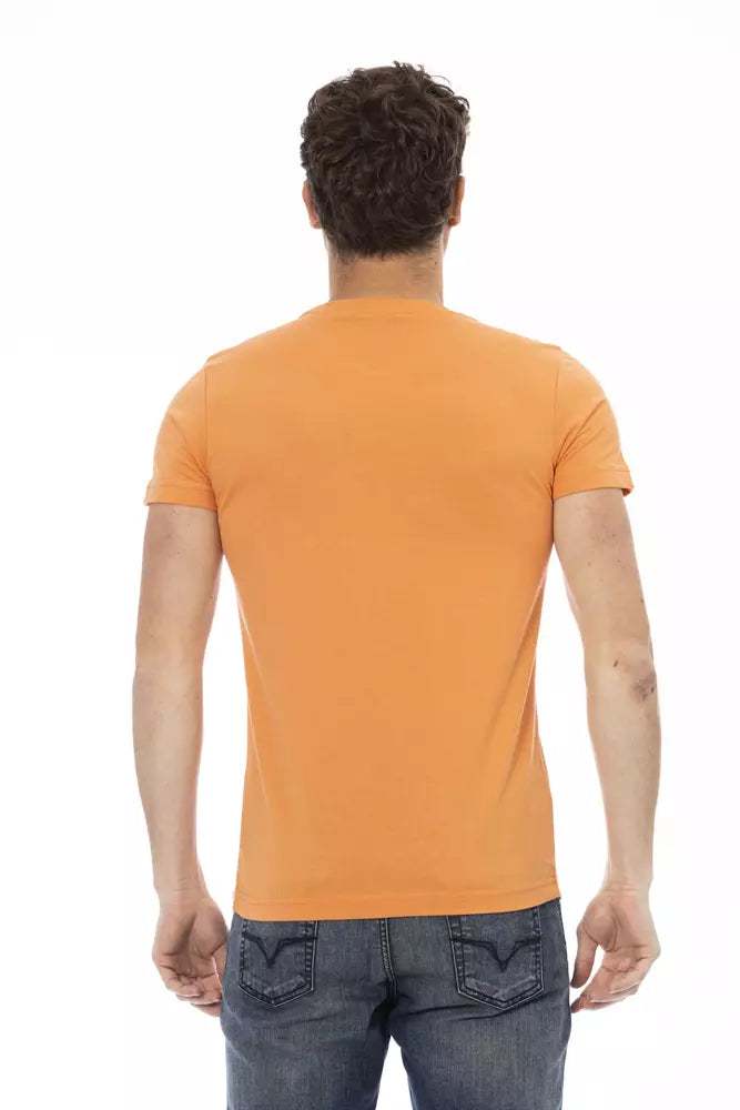 Trussardi Action Orange Cotton Men's T-Shirt
