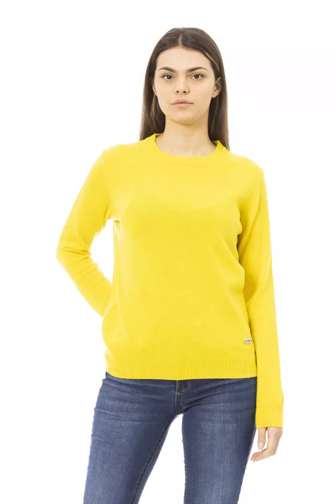 - Yellow Wool Women Sweater