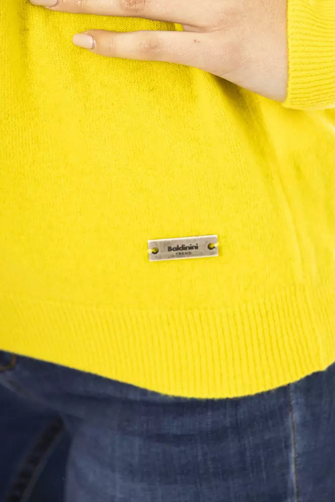 - Yellow Wool Women Sweater