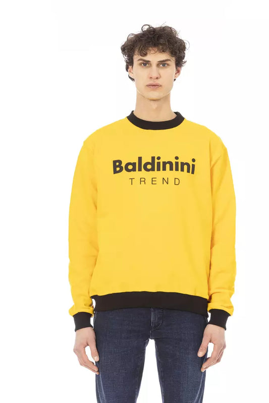 - Yellow Cotton Men Sweater