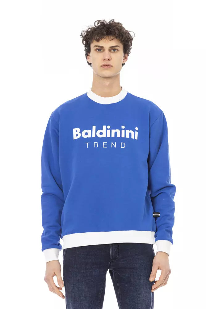 - Blue Cotton Men Sweater