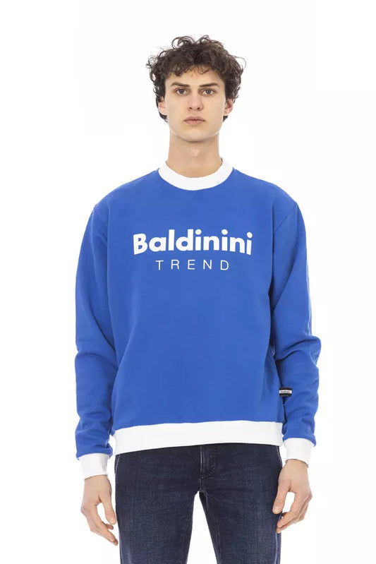 - Blue Cotton Men Sweater
