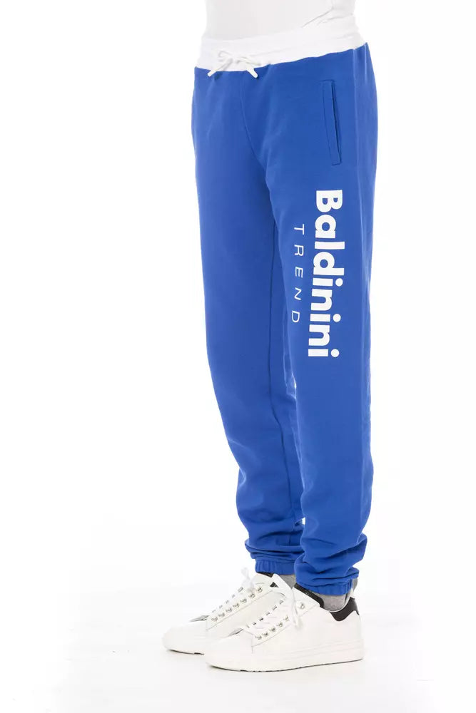 - Blue Cotton Men Pants