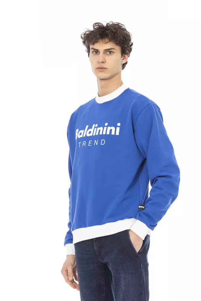 - Blue Cotton Men Sweater
