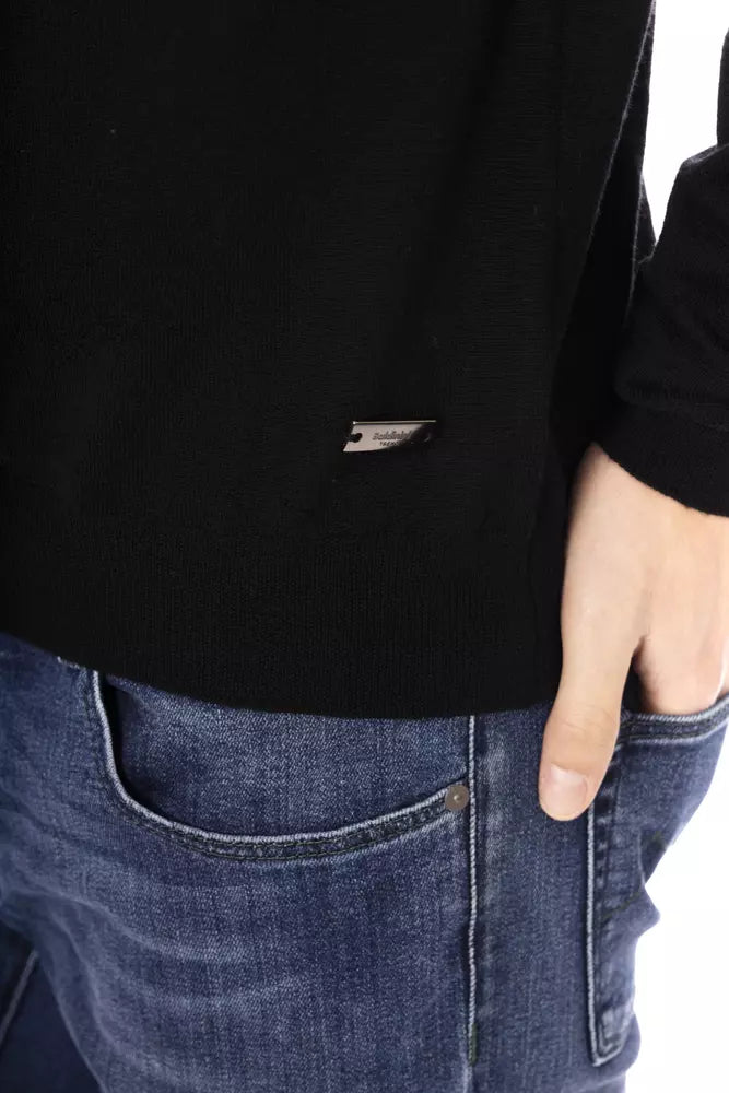 - Black Fabric Men Sweater