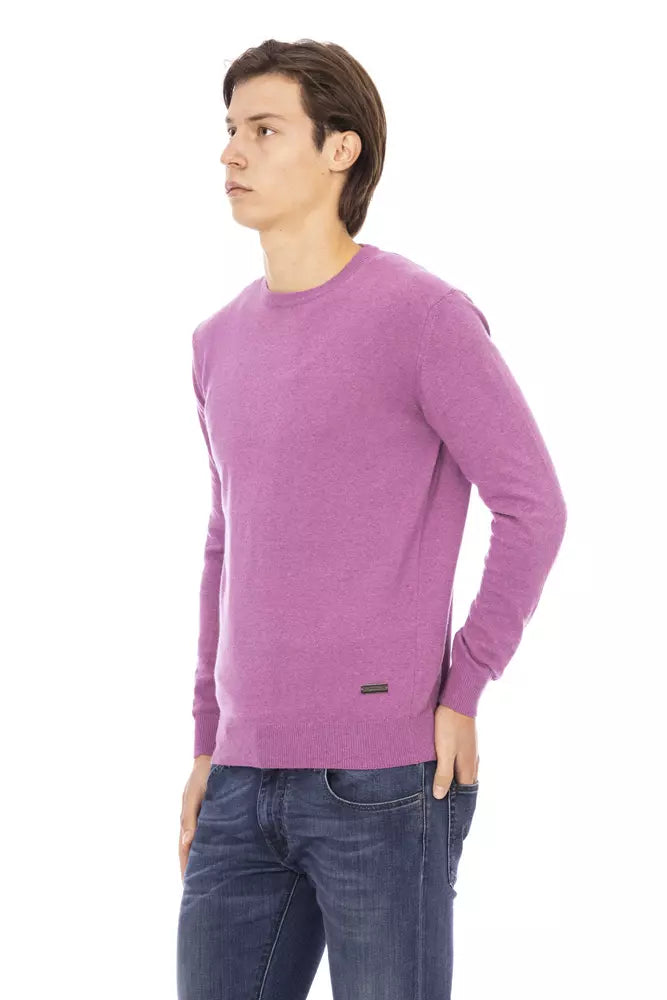 - Purple Wool Men Sweater