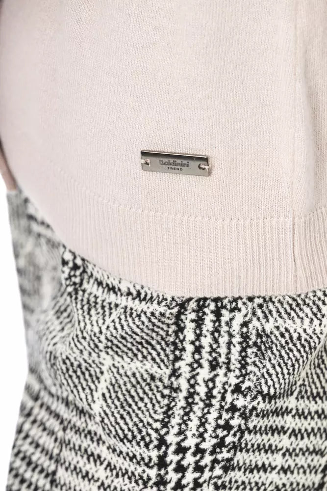 - Pink Wool Women Sweater