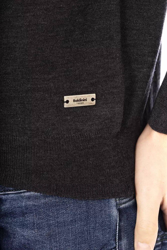 - Gray Fabric Men Sweater