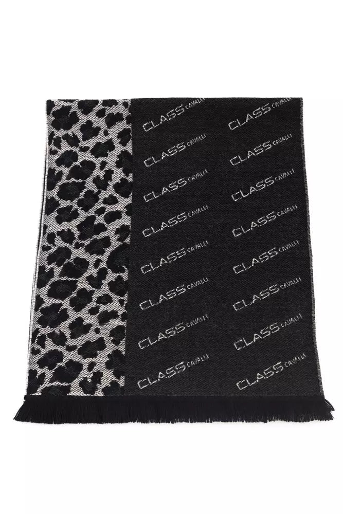 - Black Wool Men Scarf