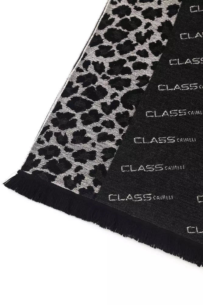 - Black Wool Men Scarf
