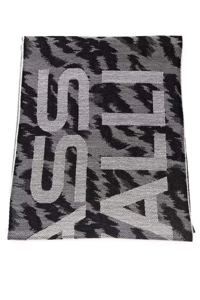 - Gray Wool Men Scarf