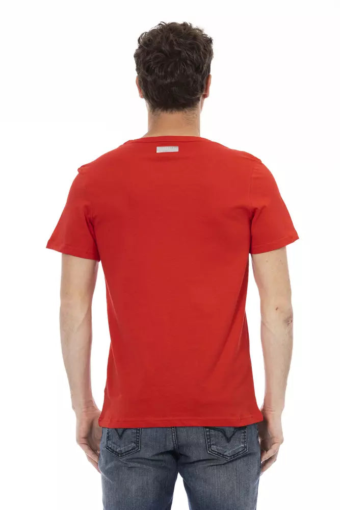 - Red Cotton Men T-Shirt