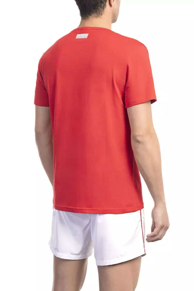- Red Cotton Men T-Shirt