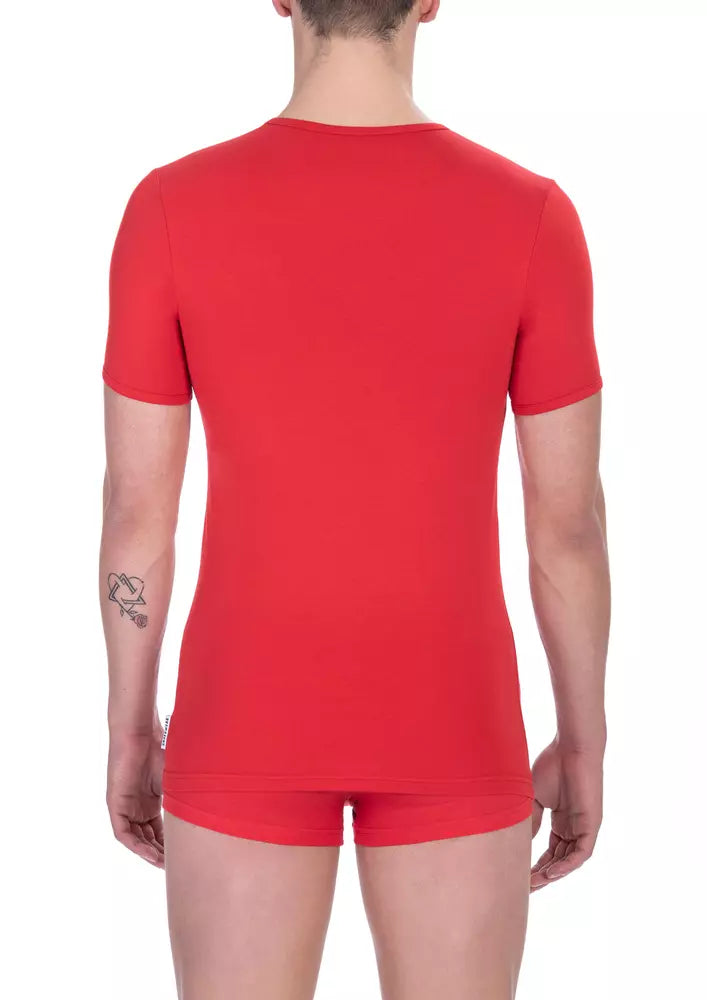 - Red Cotton Men's T-Shirt
