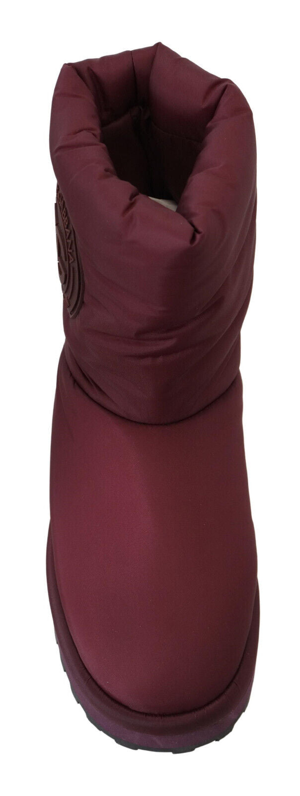 - Elegant Bordeaux Mid Calf Boots