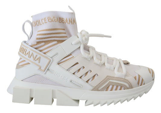- Elegant White Beige SORRENTO Sneakers