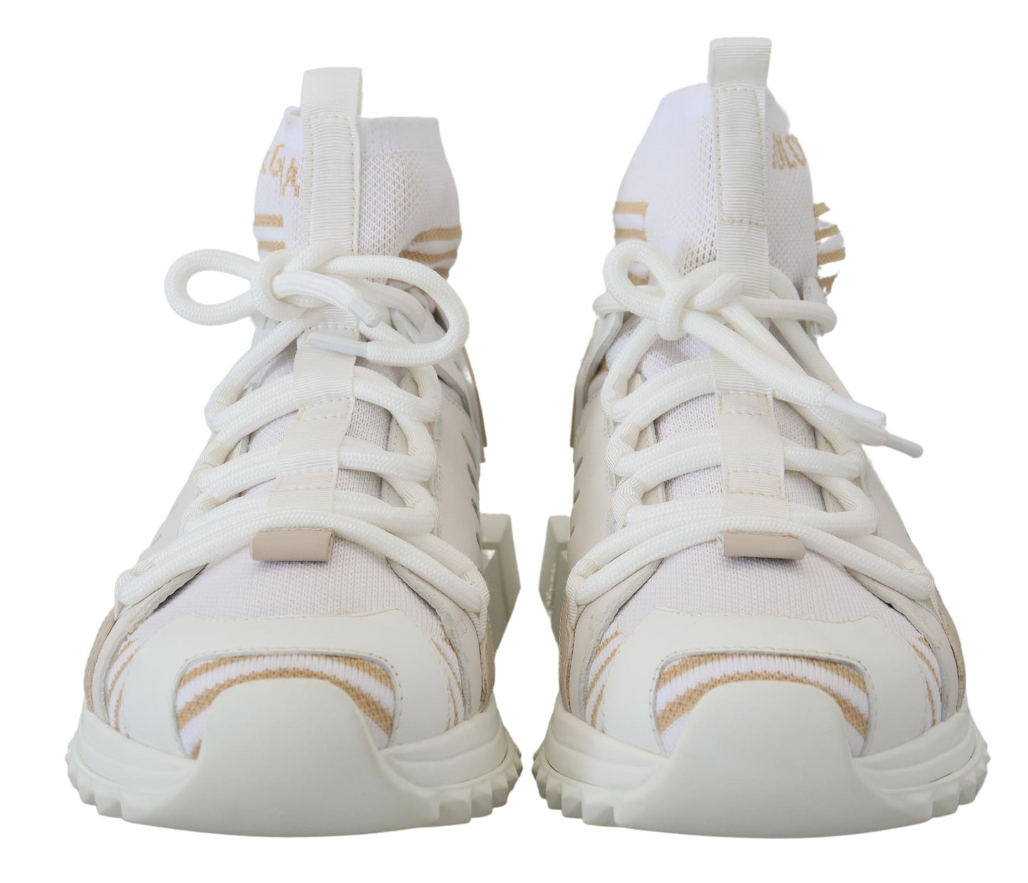 - Elegant White Beige SORRENTO Sneakers