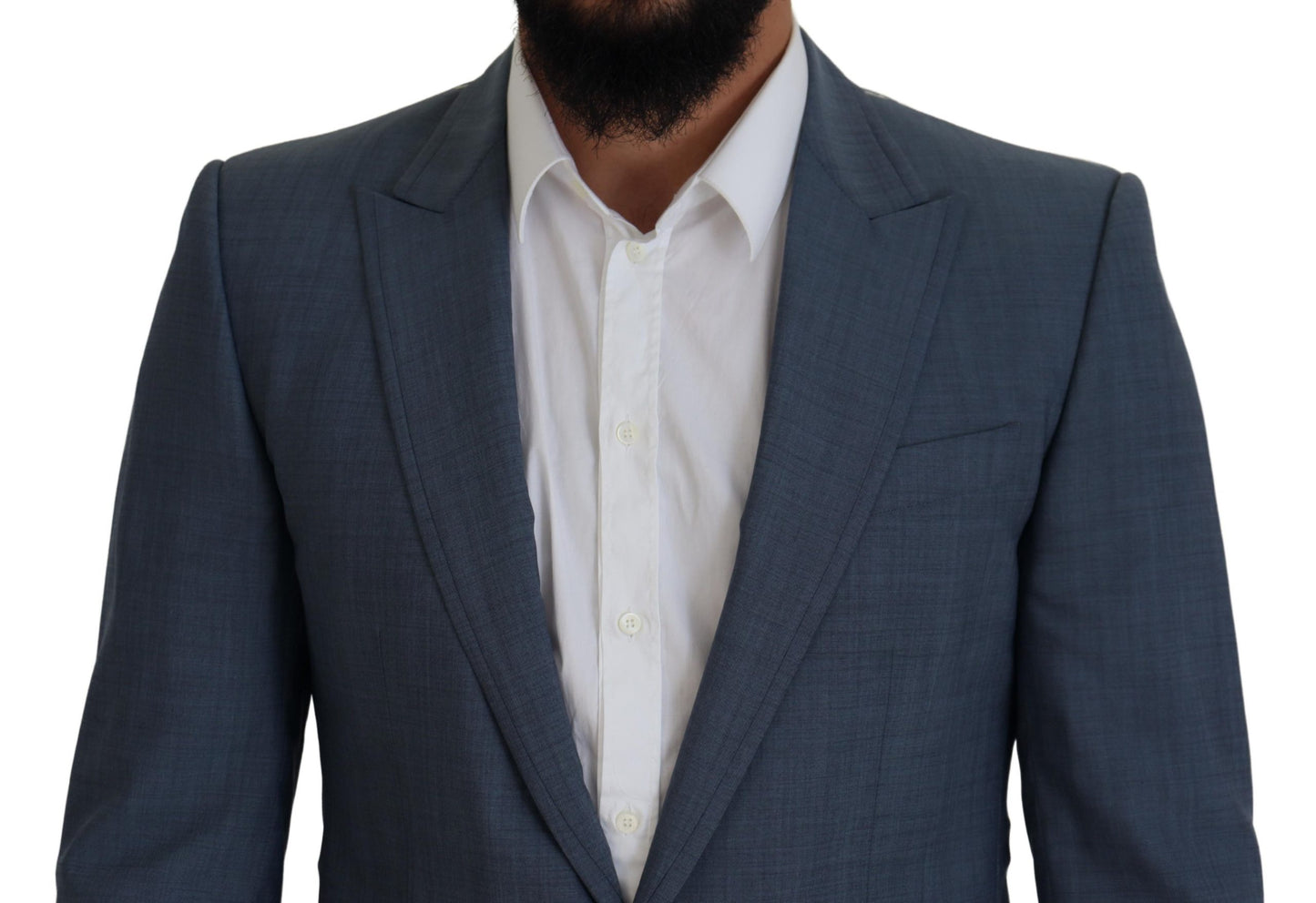 - Elegant Blue Single Breasted Sport Blazer