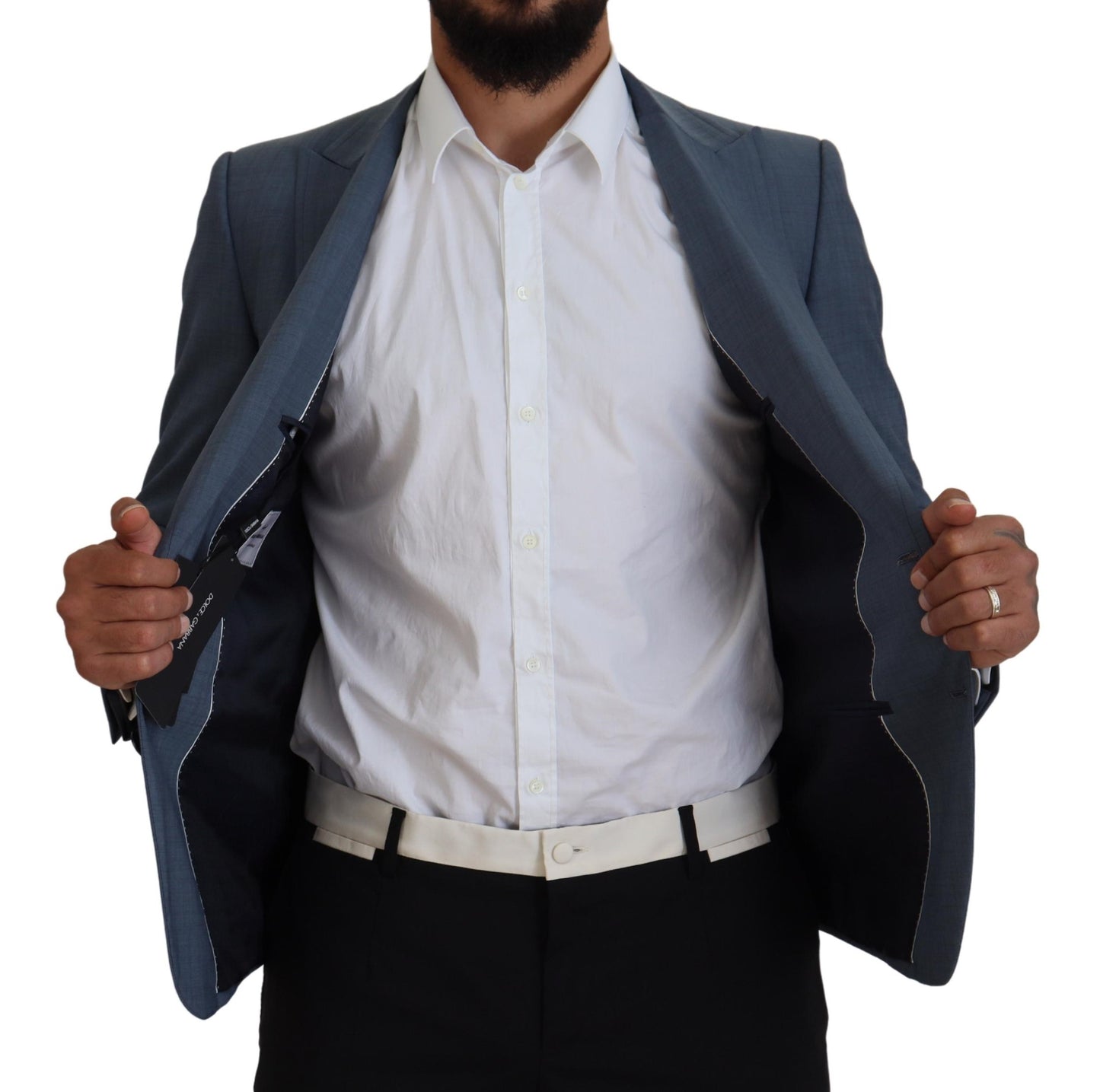- Elegant Blue Single Breasted Sport Blazer
