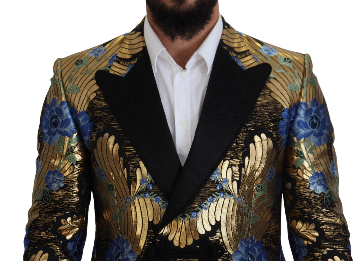 - Elegant Floral Evening Party Blazer
