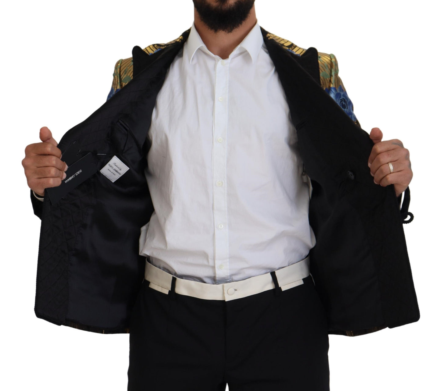 - Elegant Floral Evening Party Blazer
