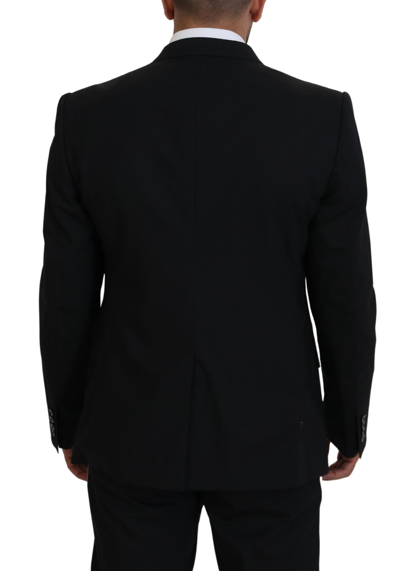 - Sicilian Style Black Single Breasted Blazer