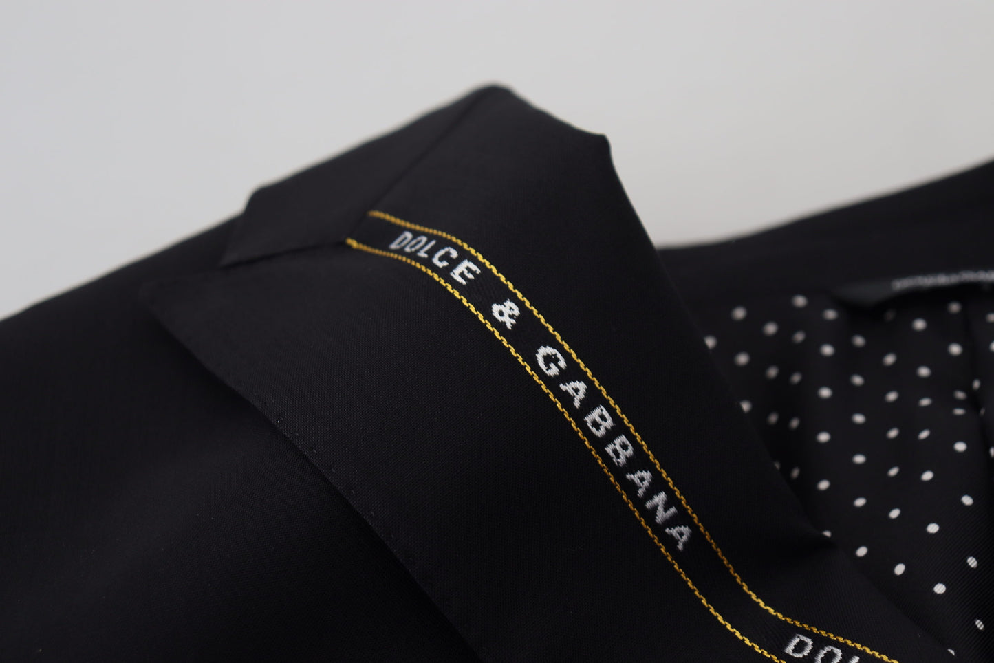 - Sicilian Style Black Single Breasted Blazer