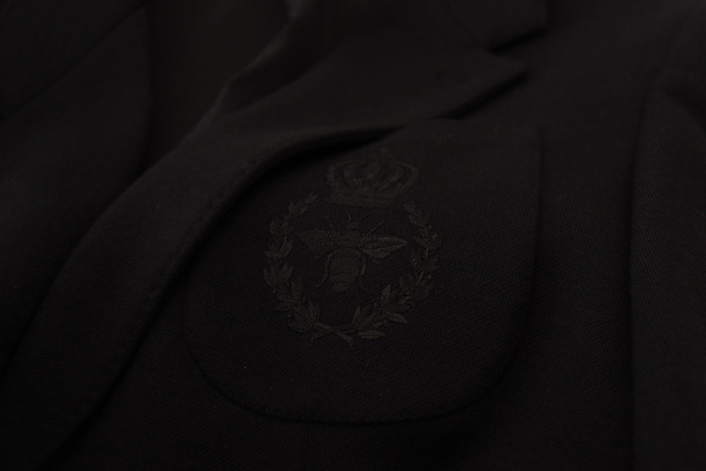 - Elegant Single Breasted Black Wool Blazer