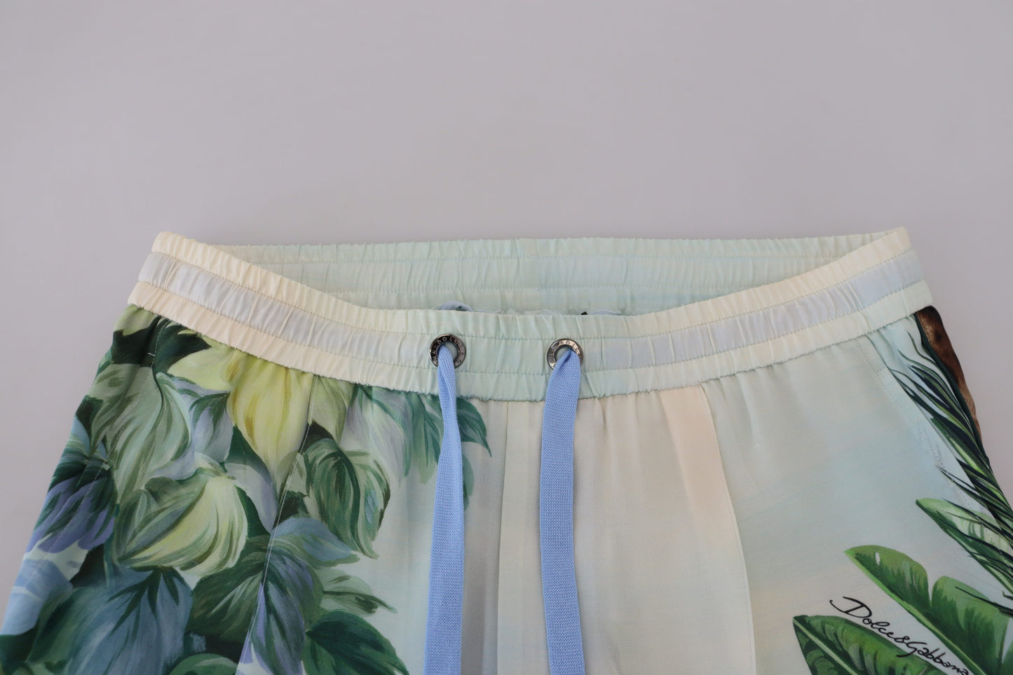 - Multicolor Silk Statement Pants