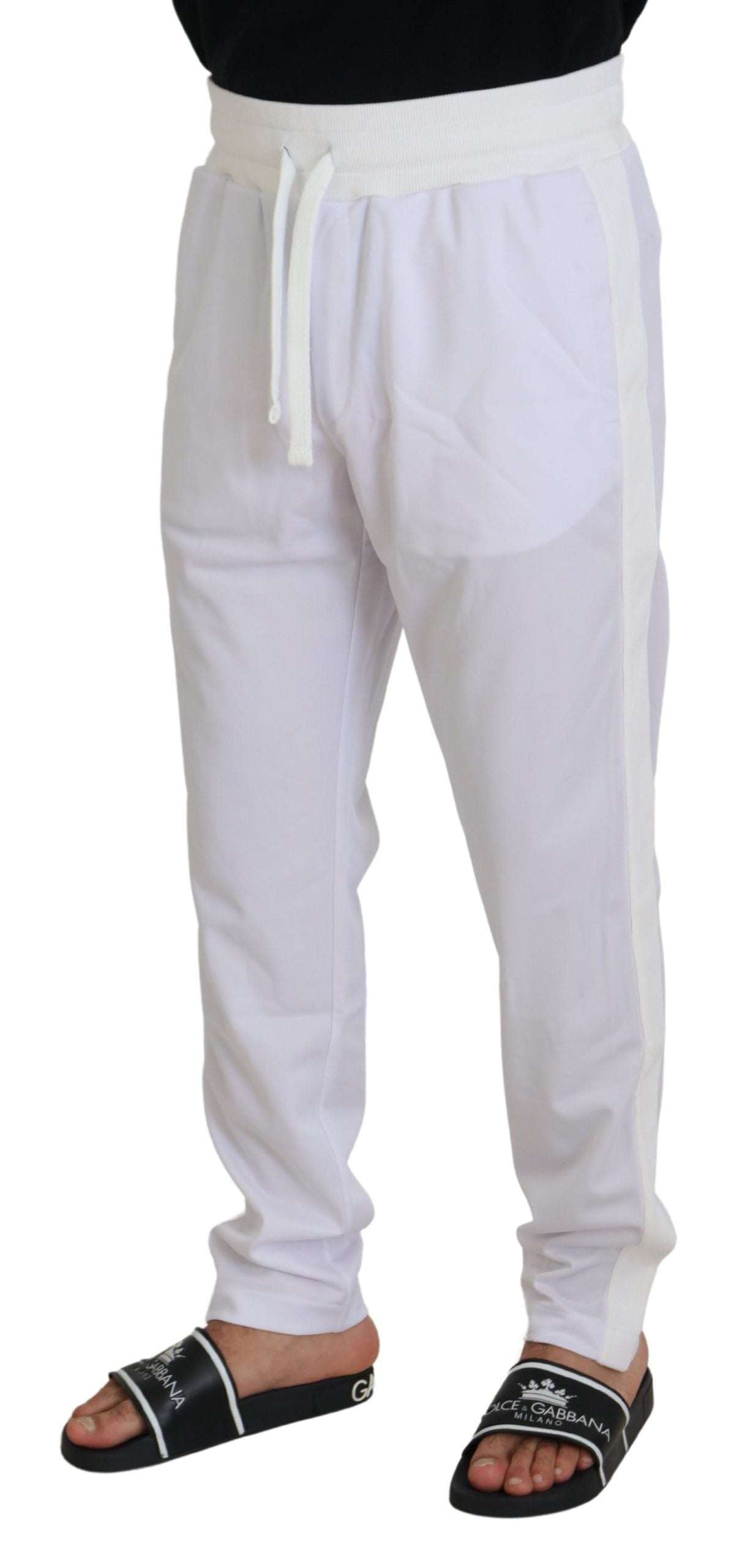 - Elegant White Jogger Pants for Sophisticated Comfort