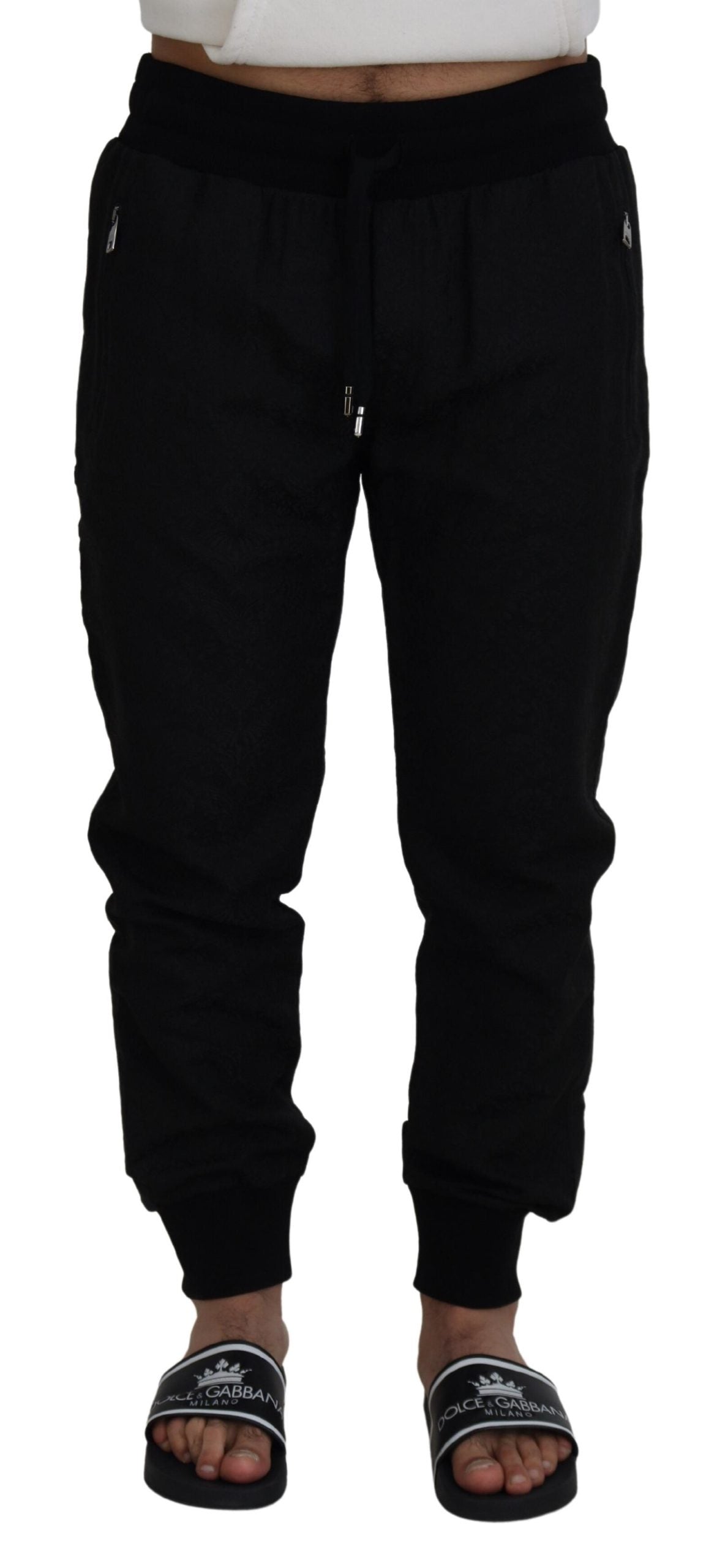 - Elegant Black Jogger Pants for the Modern Man