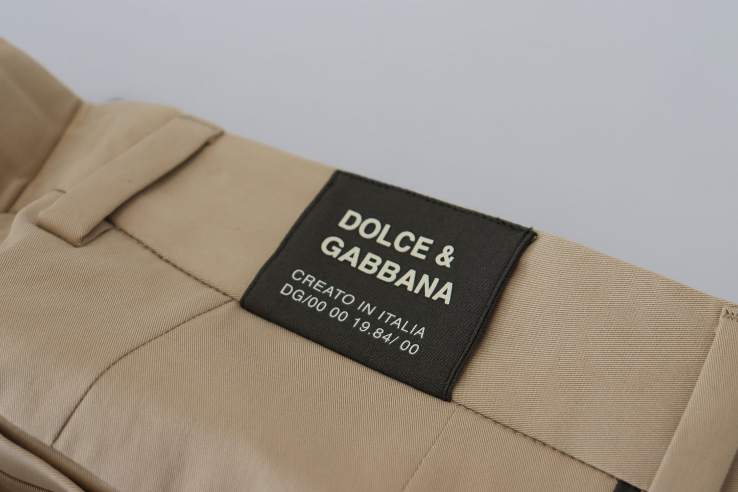 - Elegant Bi-Color Cotton Stretch Pants