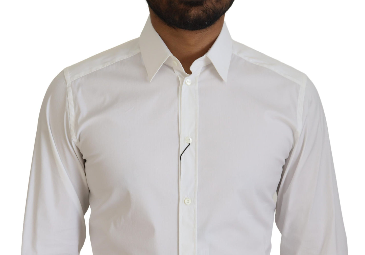 - Dazzling White Slim Fit Dress Shirt