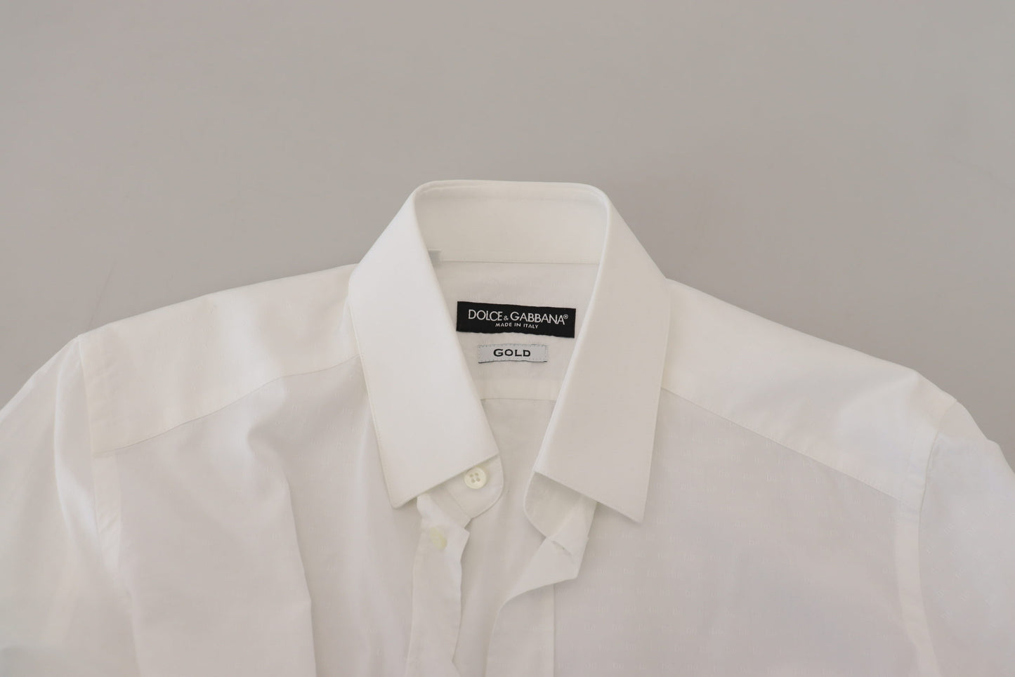 - Elegant White Cotton Dress Shirt Slim Fit
