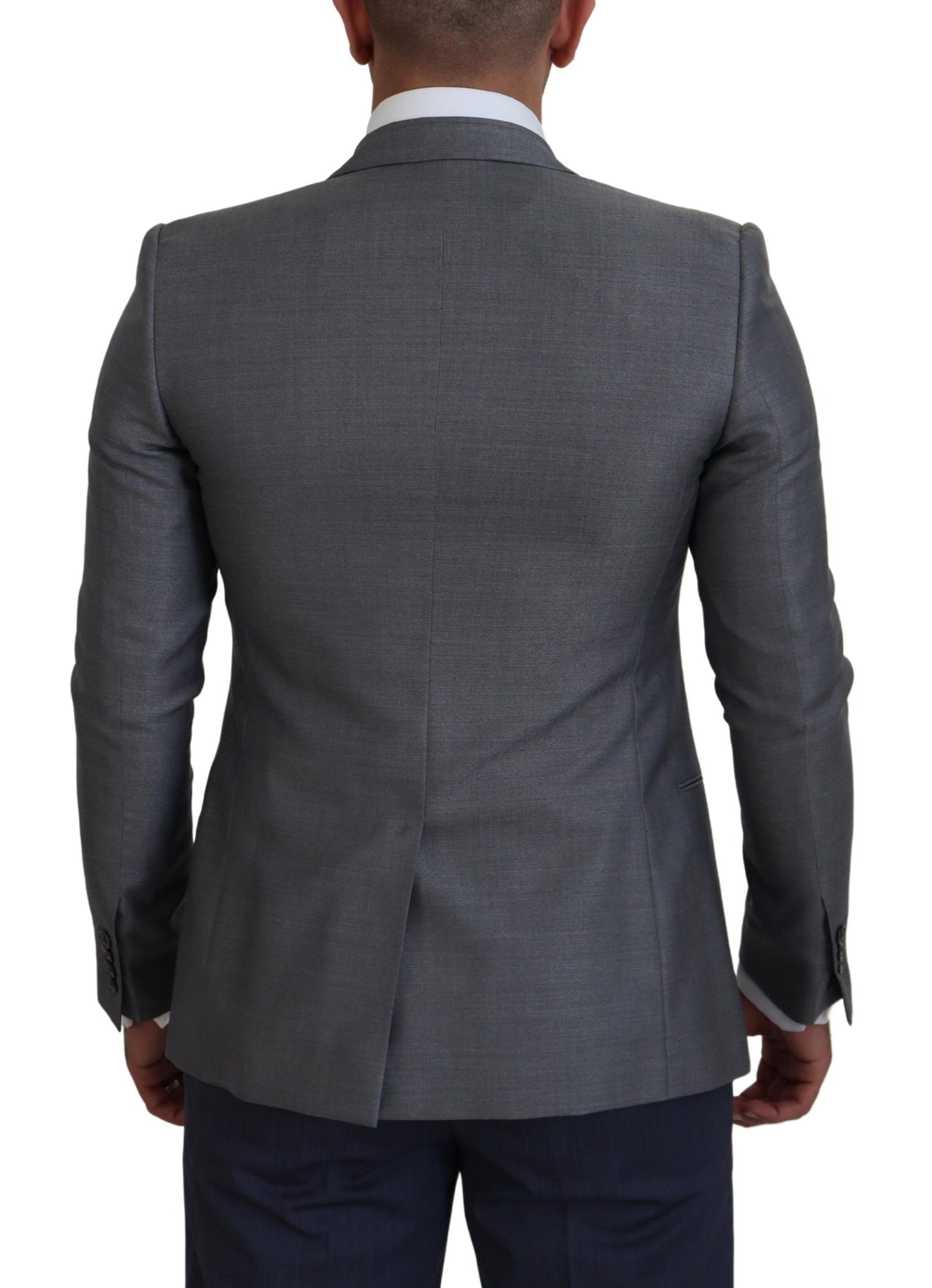 - Elegant Light Gray Sicilia Blazer Jacket