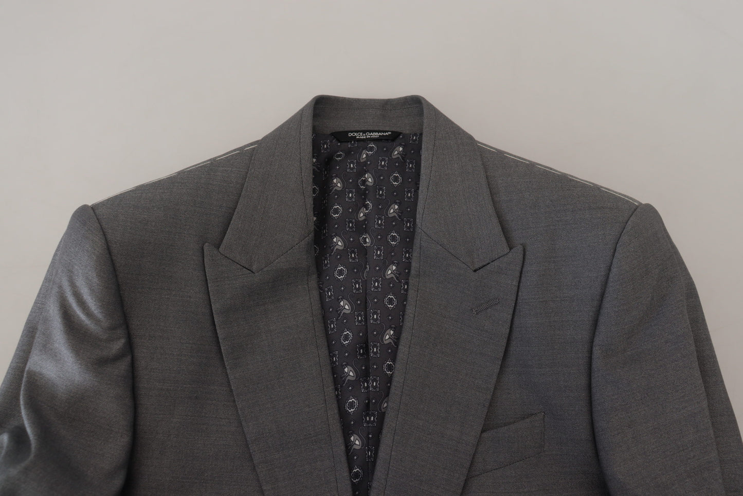 - Elegant Light Gray Sicilia Blazer Jacket