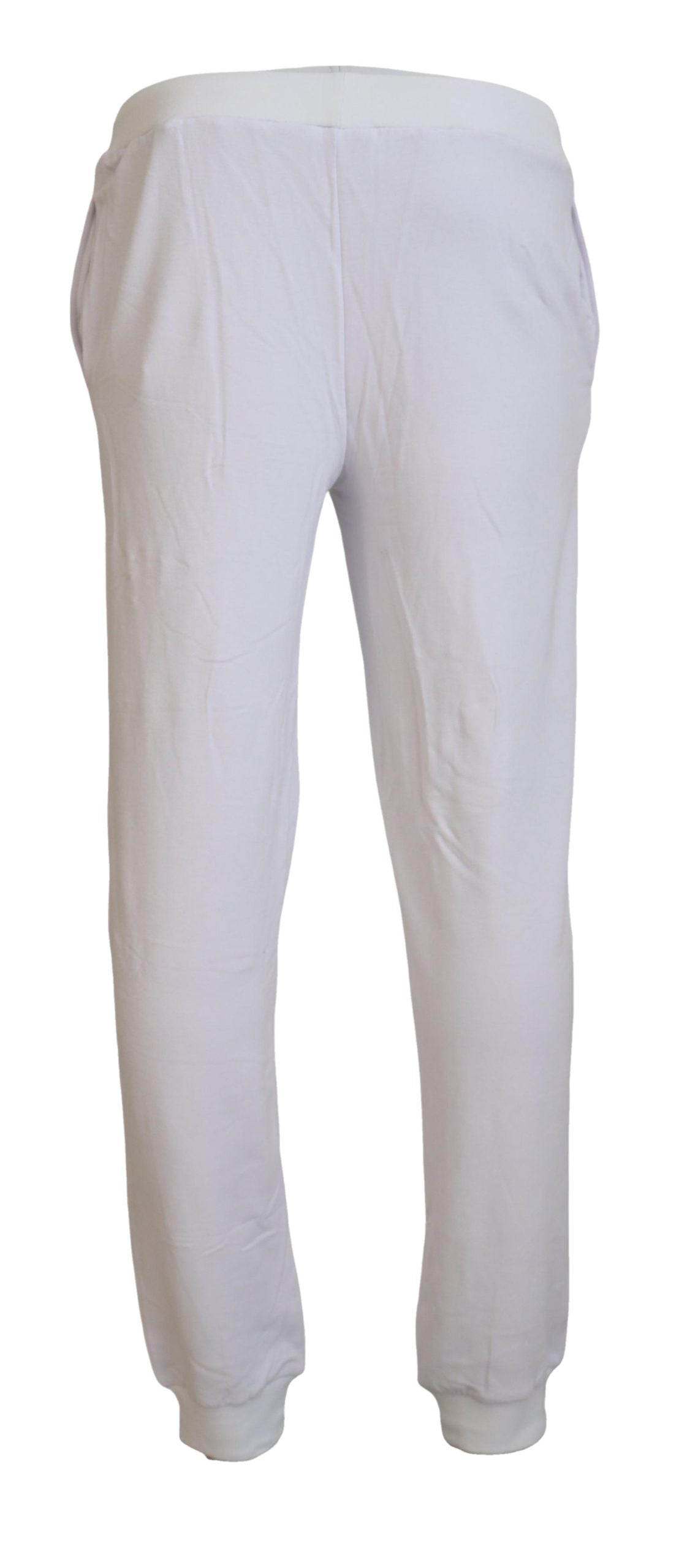 - Chic White Jogger Pants - Casual Elegance