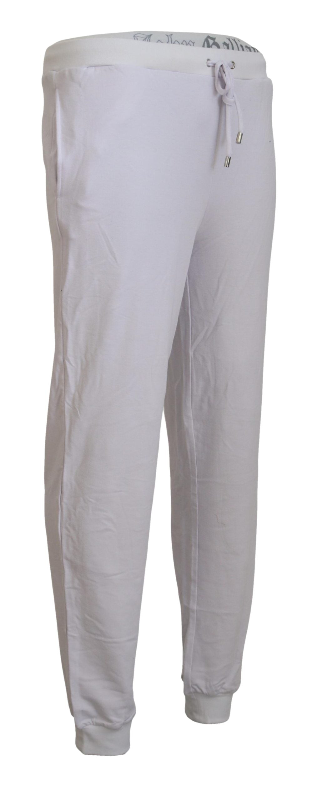 - Chic White Jogger Pants - Casual Elegance