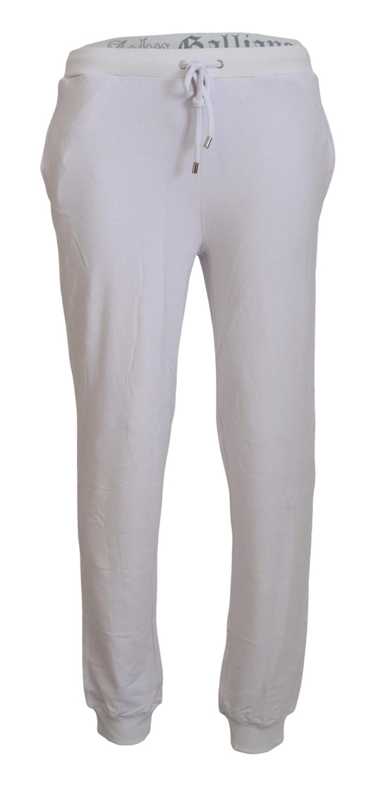 - Chic White Jogger Pants - Casual Elegance