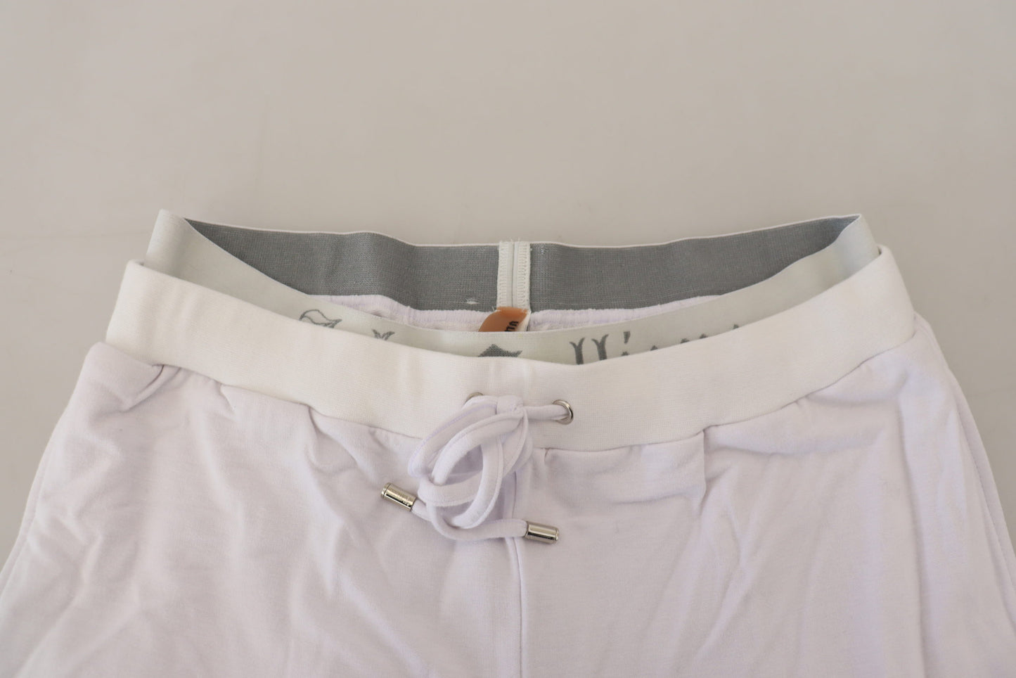 - Chic White Jogger Pants - Casual Elegance