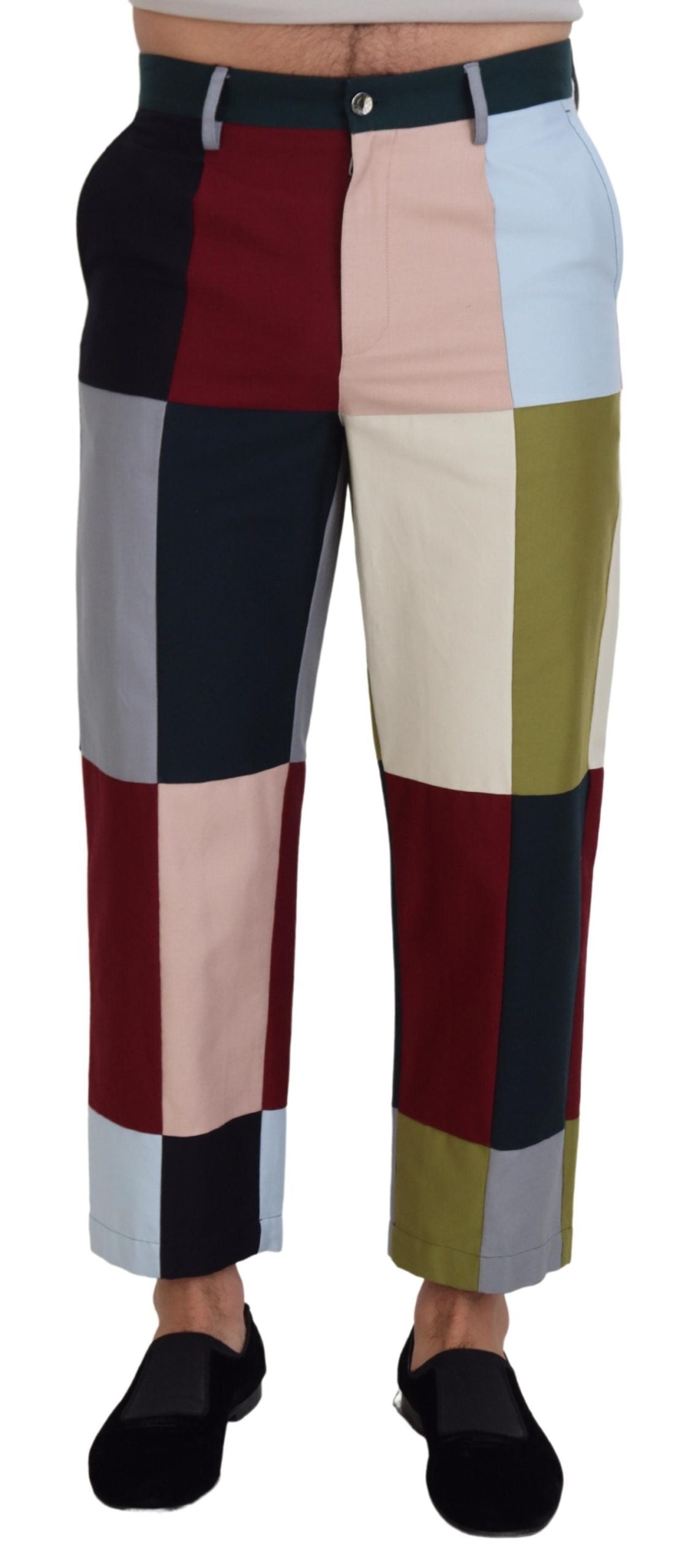 - Stunning Multicolor Patchwork Pants