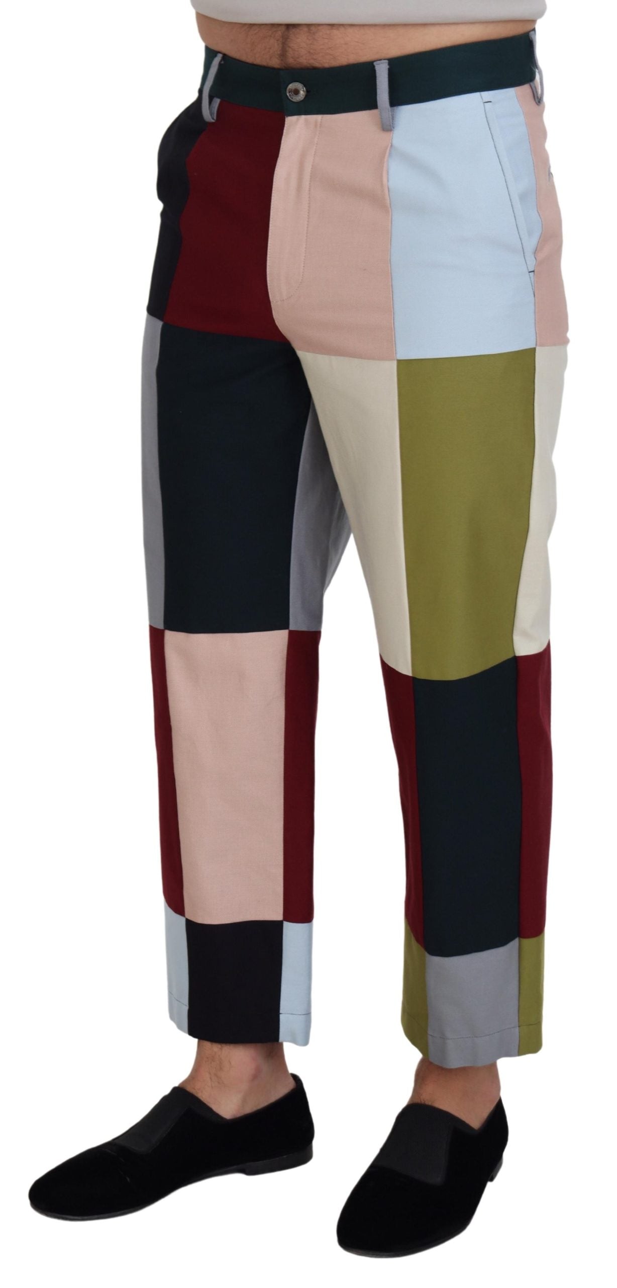 - Stunning Multicolor Patchwork Pants