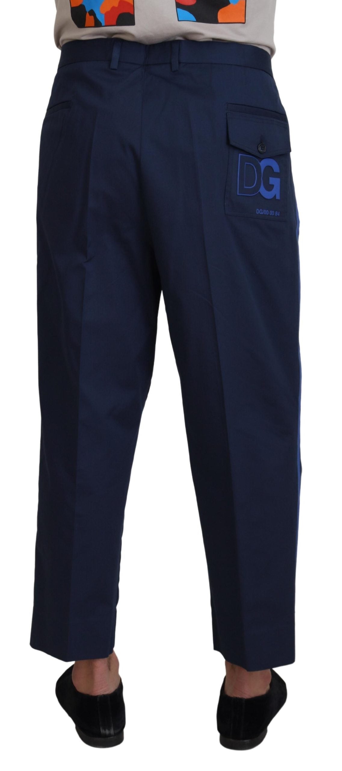 - Chic Cropped Wool-Blend Trousers