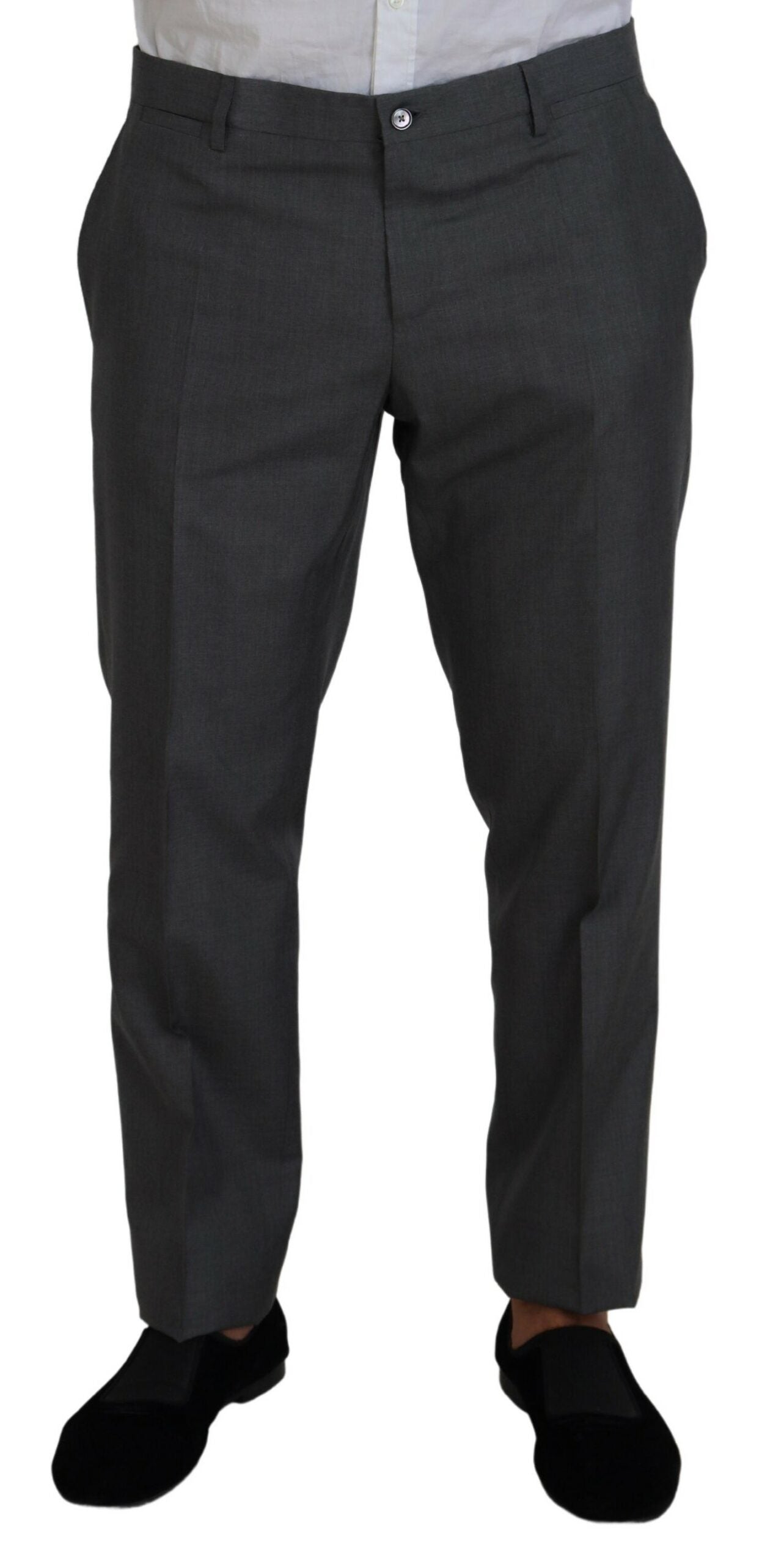 - Sleek Silver Martini Slim Fit Three-Piece Suit