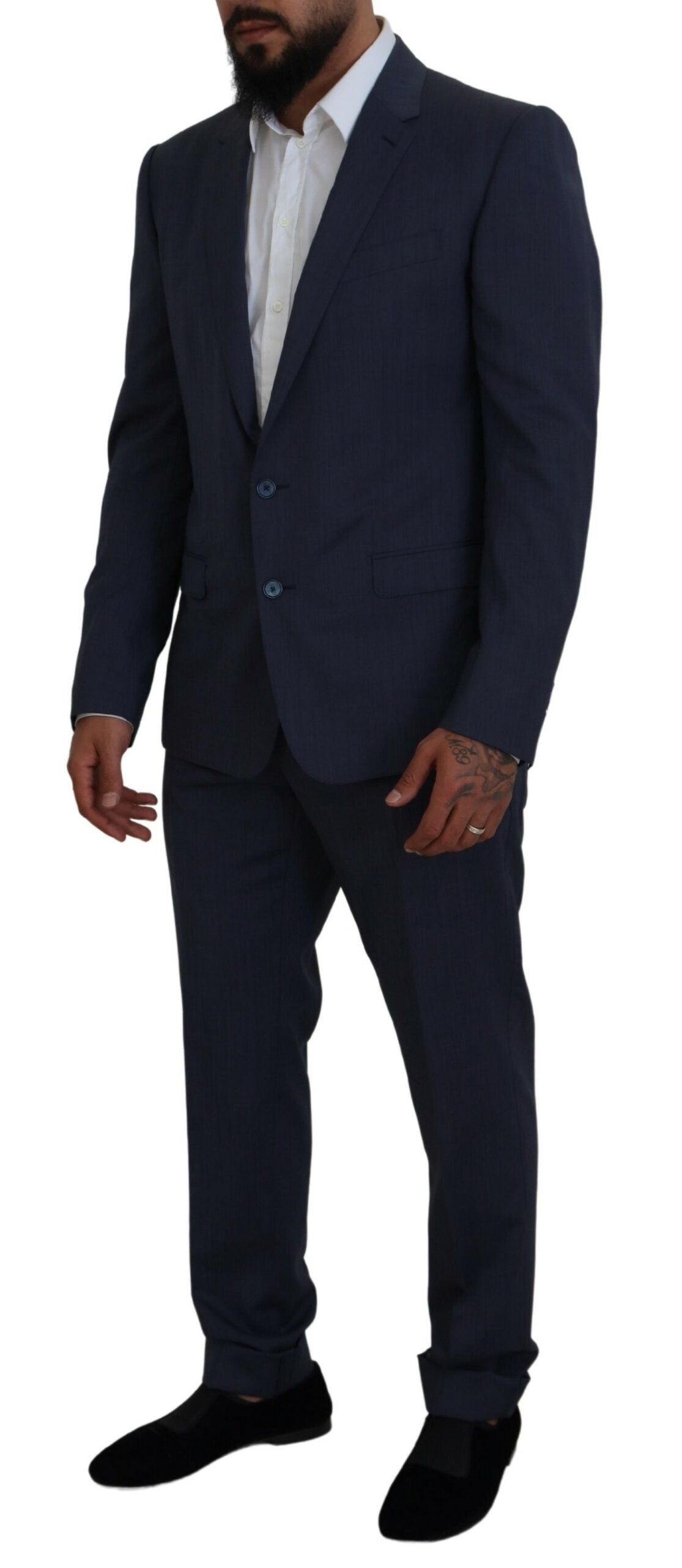 - Elegant Blue Martini Men's Slim Fit Suit