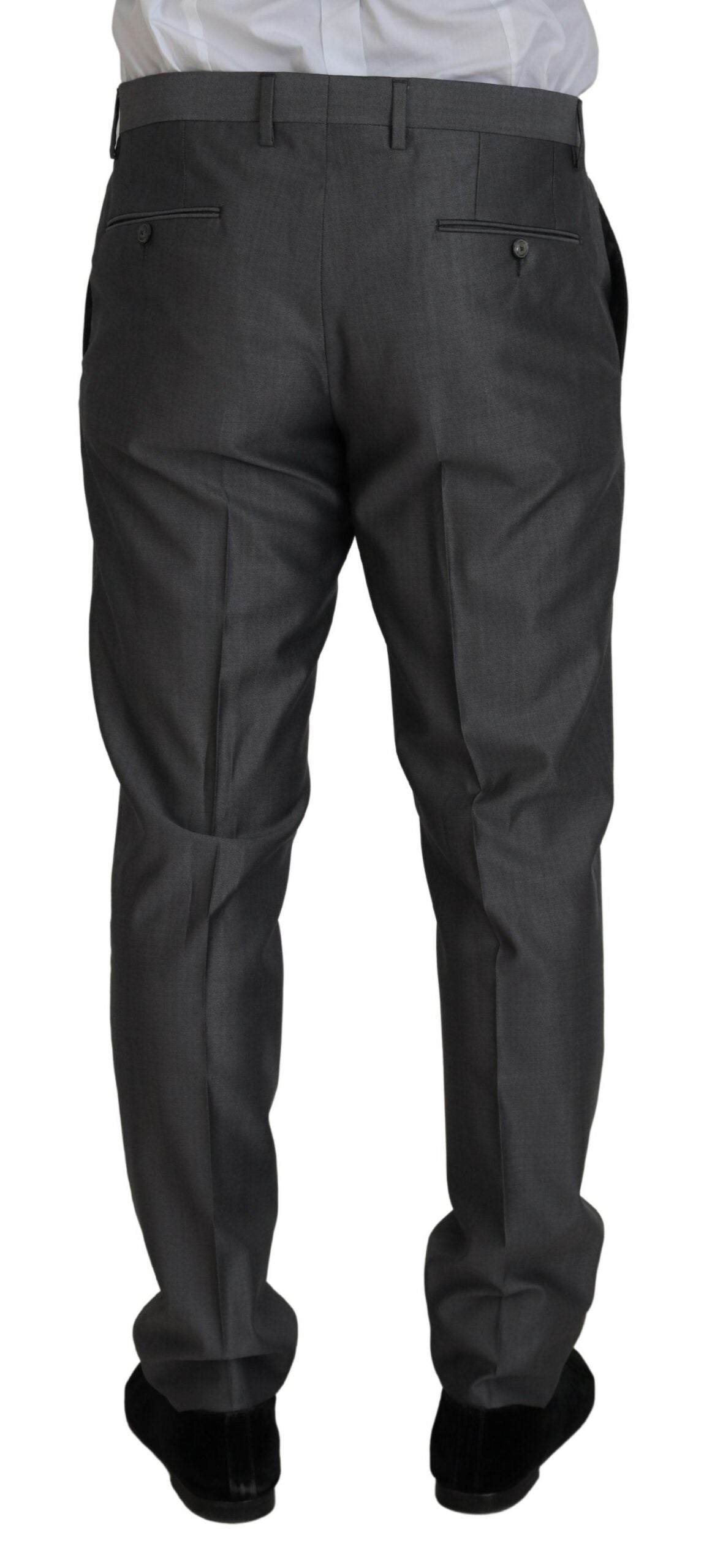 - Elegant Gray Silver Sicilia Suit Ensemble